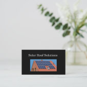 Solar Energy Solutions - Zweiseitige Visitenkarten Visitenkarte (Stehend Vorderseite)