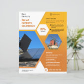 Solar Expert Flyer Vorlage (Stehend Vorderseite)