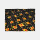 Solar Fireworks Burst Fleece Blanket (Vorderseite (Horizontal))