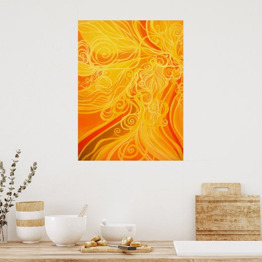 Solar-Flair Poster (Küche)