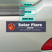 Solar Flare 2024 Autoaufkleber
