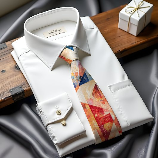 Solar Flare Abstrakt Art Krawatte