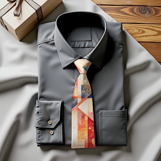 Solar Flare Abstrakt Art Krawatte