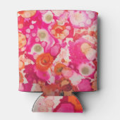 Solar Flare Boho Abstraktes Bier cooler Dosenkühler (Rückseite)