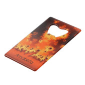 Solar Flare Fraktal Flaschenöffner (Rückseite Schrägansicht)