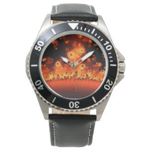Solar Flare Fraktal Watch Armbanduhr