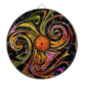 Solar Flare Starry Space Dartboard Dartscheibe (vorne)