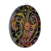 Solar Flare Starry Space Dartboard Dartscheibe (Vorderseite Links)