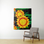 Solar Flare Sunflowers  Wandteppich (Beispiel)