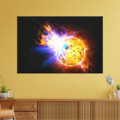 Solar Flare von Star EV Lacertae EV Lac Leinwanddruck (Insitu (Wohnzimmer))
