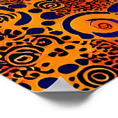 "Solar flüstert in den Himmel" Die Sonne Poster (Ecke)