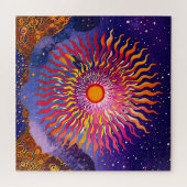 "Solar flüstert in den Himmel" Die Sonne Puzzle (Horizontal)