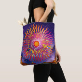 "Solar flüstert in den Himmel" Die Sonne Tasche (Von Nahem)