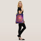 "Solar flüstert in den Himmel" Die Sonne Tasche (Am Model)