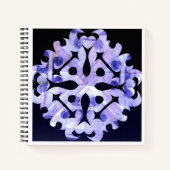 Solar Fragment abstrakt Geometrisch  Notizblock (Vorderseite)