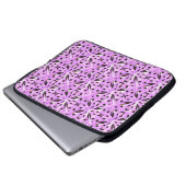 Solar Fragment abstrakte Geometrie Laptopschutzhülle (Vorne Knopf)