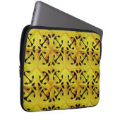 Solar Fragment abstrakte Geometrie Laptopschutzhülle (Vorne Rechts)