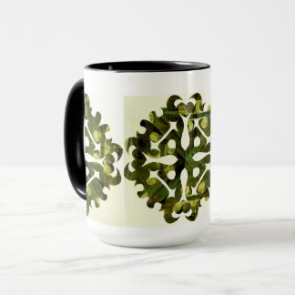 Solar Fragment abstrakte Geometrie Tasse