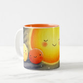 Solar Friends Zwei-Tone-Tasse Zweifarbige Tasse (Vorderseite Links)
