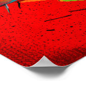 Solar Geometry II – Mid-Century Abstract Construct Poster (Ecke)