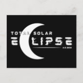 SOLAR GESAMT ECLIPSE 2024 POSTKARTE (Vorderseite)