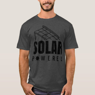 Solar-getriebener Sonnenenergie-Sun-Power T-Shirt
