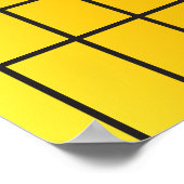 Solar Grid Nr. 1 — Moderne geometrische Wandkunst Poster (Ecke)