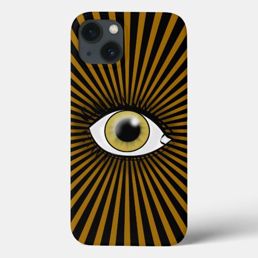Solar Hazel Eye Case-Mate iPhone Hülle (Rückseite)