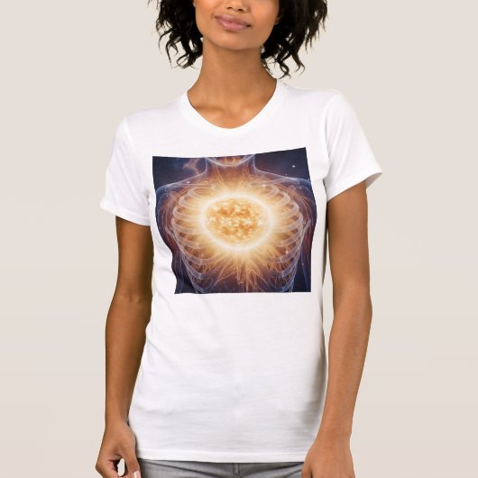Solar Heart Of  Love Power T-Shirt (Vorderseite)