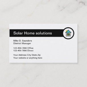 Solar-Heimenergie Visitenkarte
