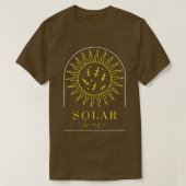 Solar Hexe Vibes Ästhetik T-Shirt (Design vorne)