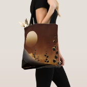 Solar Horizon - Stilvolle Solarpunk Tote Bag Tasche (Von Nahem)