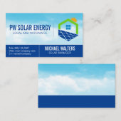 Solar House Power | Sky Visitenkarte (Vorne/Hinten)