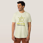Solar ist heiß. Kohlenstoff ist uncool. T-Shirt (Vorne ganz)