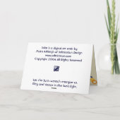 Solar Karte (Rückseite)