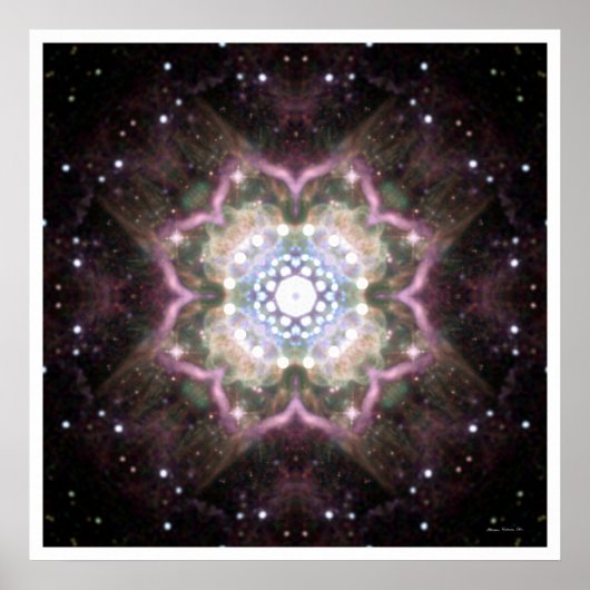 Solar Mandala 10 Poster (Vorne)