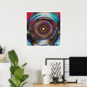 Solar Mandala 9 Poster (Heimbüro)