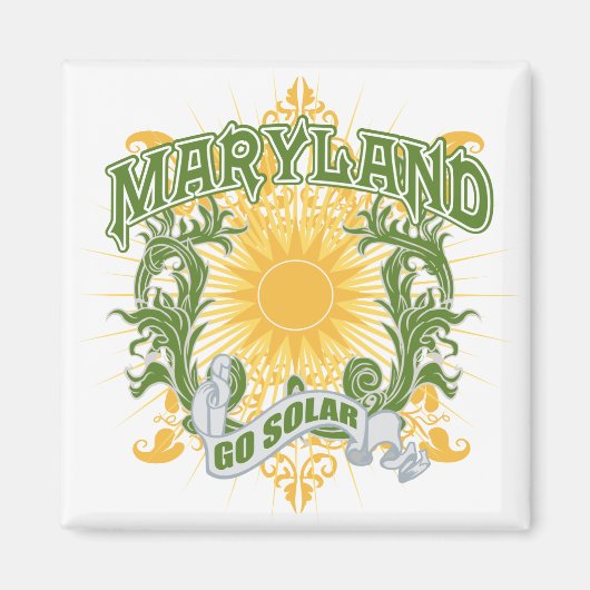 Solar Maryland Magnet (Vorne)