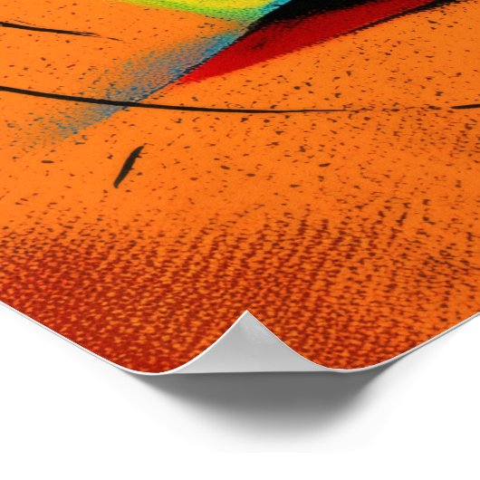 Solar Mechanica – Mid-Century Geometric Dynamics Poster (Ecke)