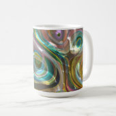 Solar Opal Fluid Fantasy Kaffeetasse (VorderseiteRechts)