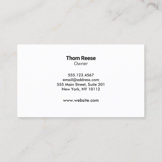 Solar Panel Energy Installer Visitenkarte (Rückseite)