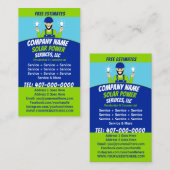 Solar Panel Light Bulb Services Company Visitenkarte (Vorne/Hinten)