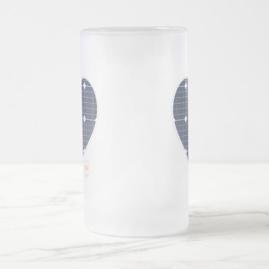 SOLAR PANEL POWER HERZ MATTGLAS BIERGLAS (Mittel)