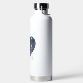 SOLAR PANEL POWER HERZ TRINKFLASCHE (links)