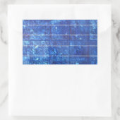 Solar panel rechteckiger aufkleber (Tasche)