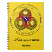 Solar Plexus Chakra - Bewusstsein Notizblock (Vorderseite)