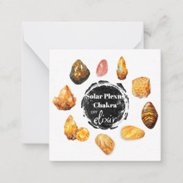 *~* Solar Plexus Chakra Elixir AP64 Note Card Mitteilungskarte