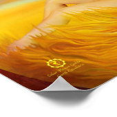 Solar Plexus Chakra Goddess Fine Art Poster/Print Poster (Ecke)