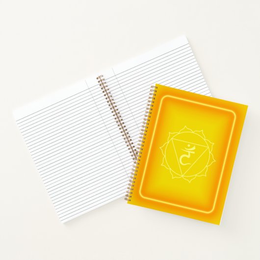 Solar Plexus Chakra Journal Notizblock (Innenseite)