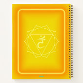 Solar Plexus Chakra Journal Notizblock (Rückseite)